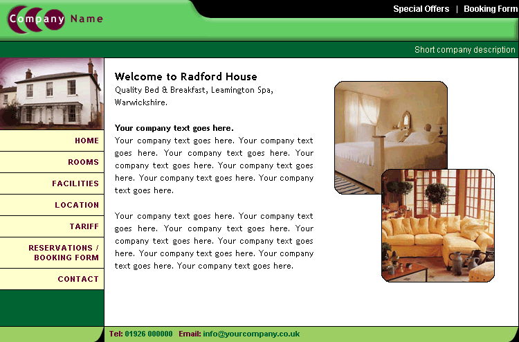 Template T01 - Green